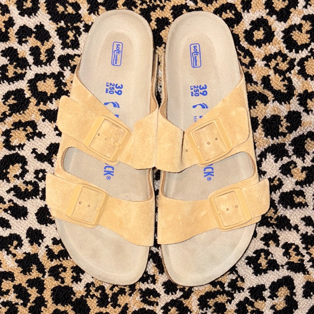 Birkenstock Tan Suede sz 39